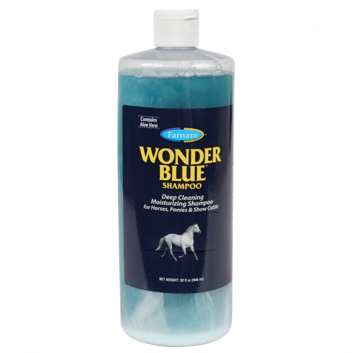 Wonder blue show horse shampoo