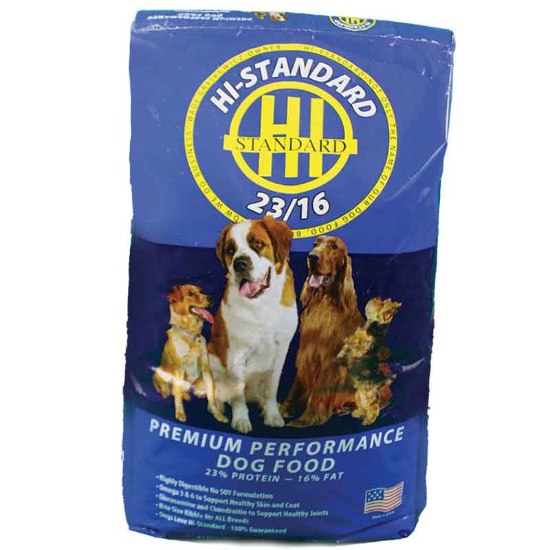 Hi standard dog good premium performance, 23% protein 16% fat
