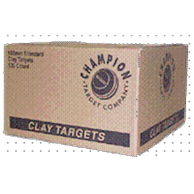 Dome clay pigeons orange and black 135 count