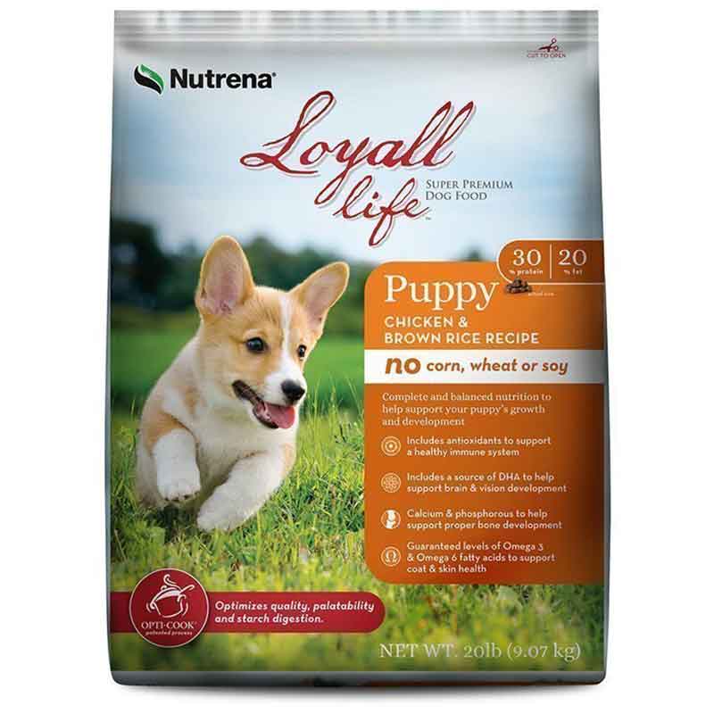 Loyall life puppy chicken and brown rice recipe 20 lb bag