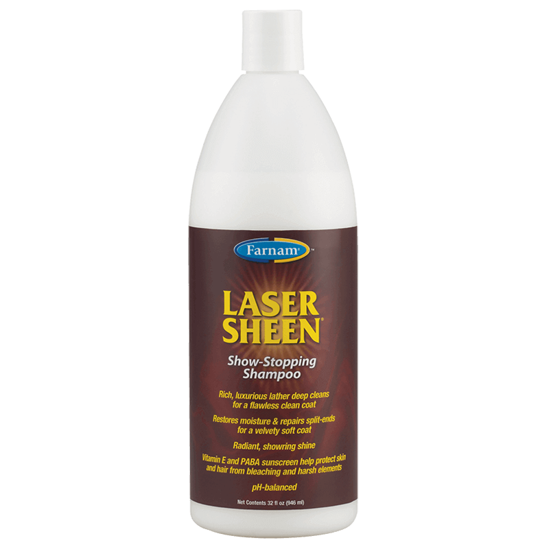 Laser Sheen Shampoo and conditioner for show animals