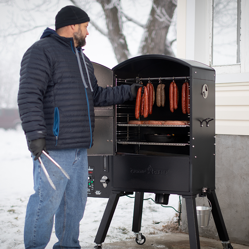 vertical pellet smoker