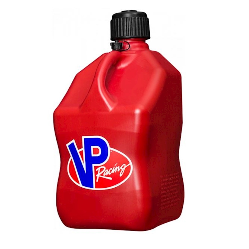 Sportsman gas can with hose red in color