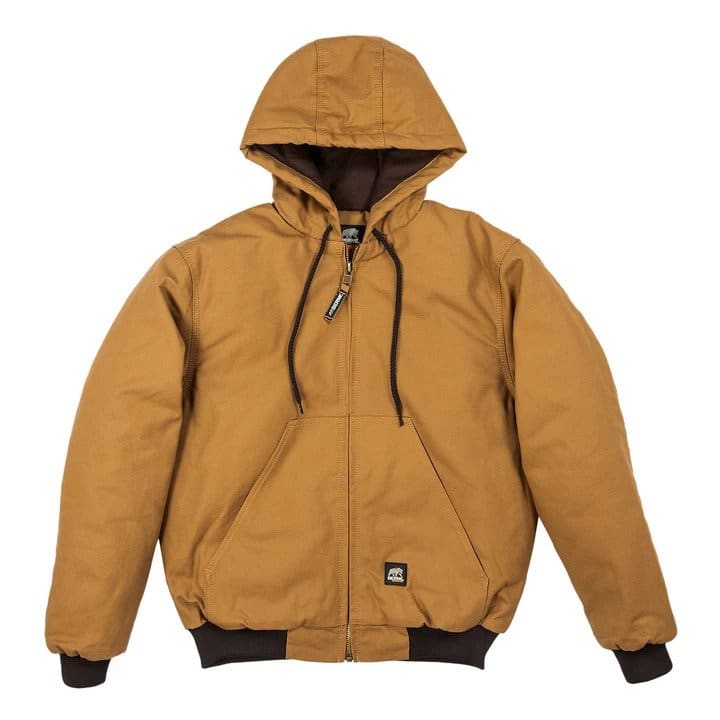 Berne Original Hooded Jacket Brown Winter Coat