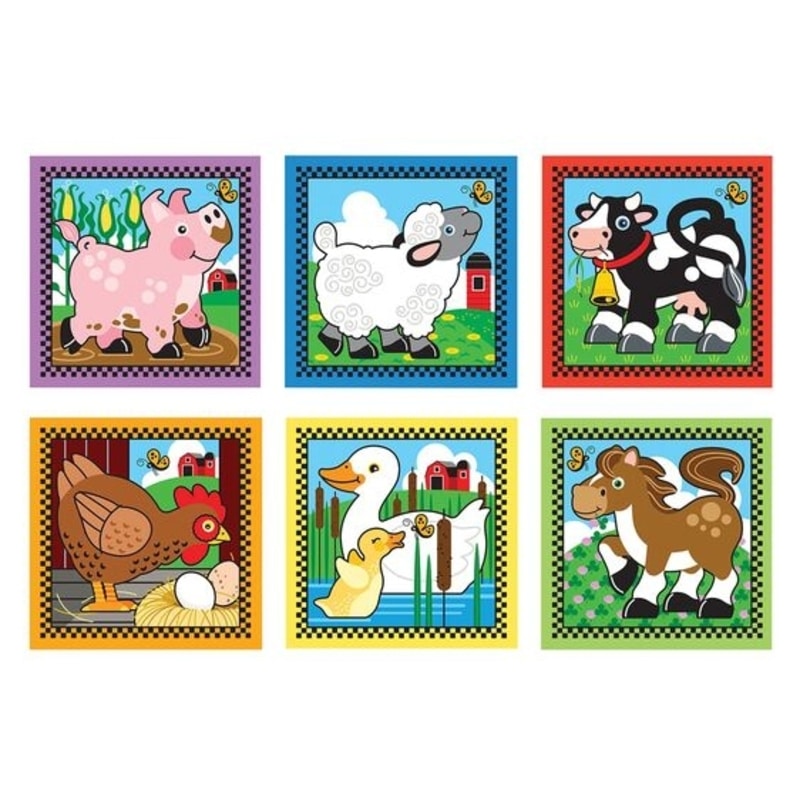 Melissa & Doug Farm Cube Puzzle 