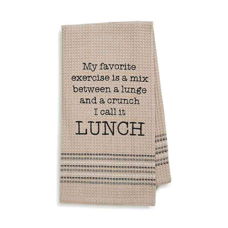 Lunch dishtowels by Mona B with embroidery