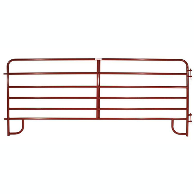 Tarter gate economy livestock panel comes in 8 ft., 10 ft., 12 ft., 14 ft., and 16 ft., And comes in red, green, brown, and galvanized.