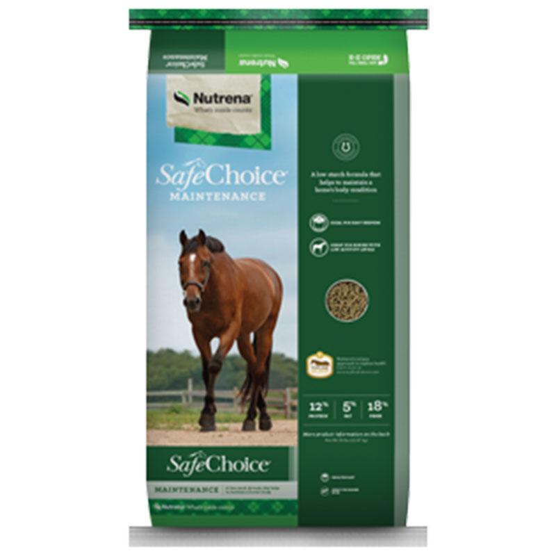 SafeChoice Maintenance horse feed Nutrena pellet feed