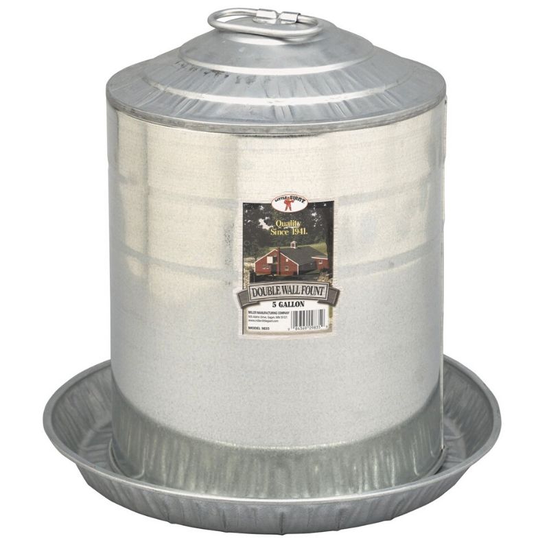 Chicken waterer double walled will hold 5 Gal. of water