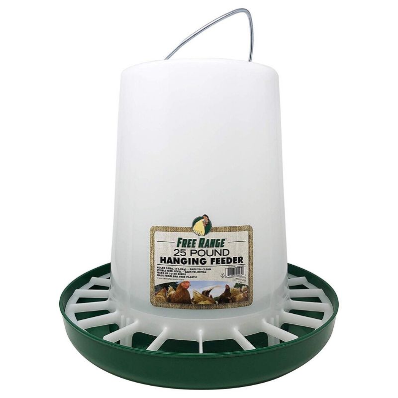 10 pound hanging poultry feeder