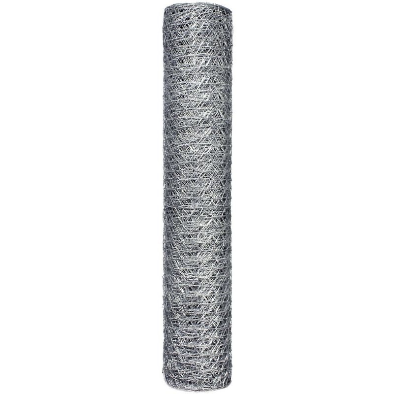 Hex Netting 24 in x 50 ft. is the perfect netting to keep your chickens enclosed. 1 in. mesh galvanized 20 gauge wire. 