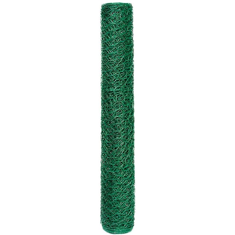 Hex Netting 24 in. x 25 ft. green, great for chicken coops