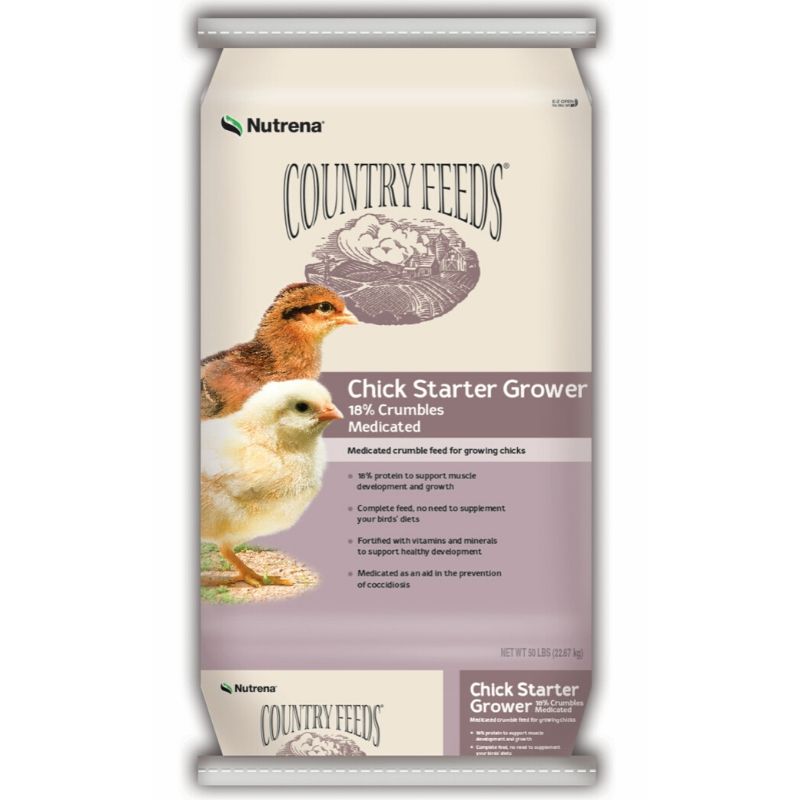Chick starter grower medicated Nutrena Country Feeds
