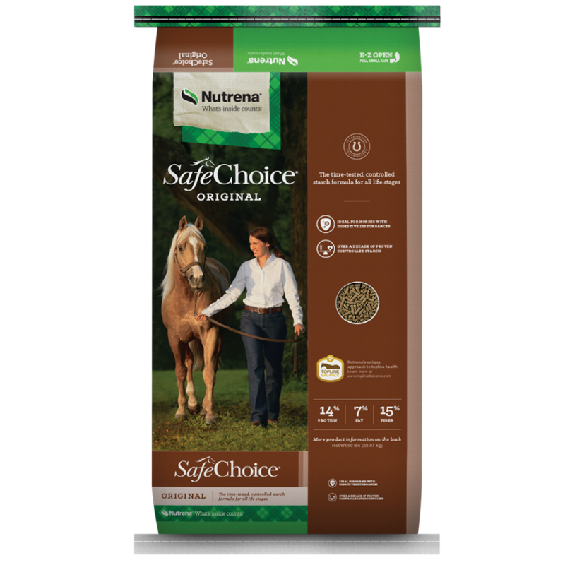 SafeChoice Original Horse feed by Nutrena pelleted horse feed