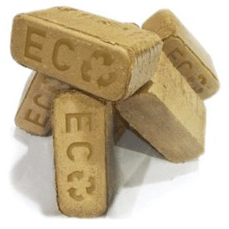 Ecobrick Wood Fuel Brick. Pack of six