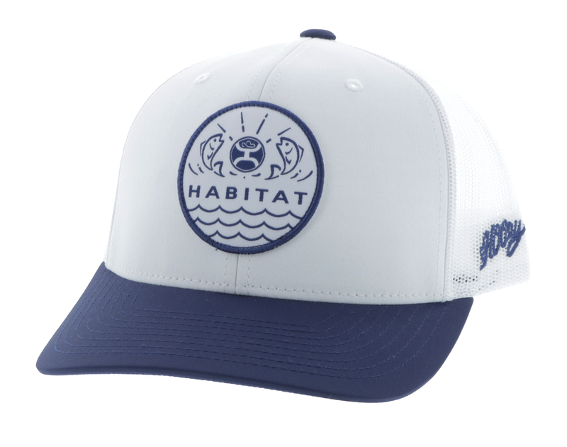 Hooey Element White And Grey Hat Angle View