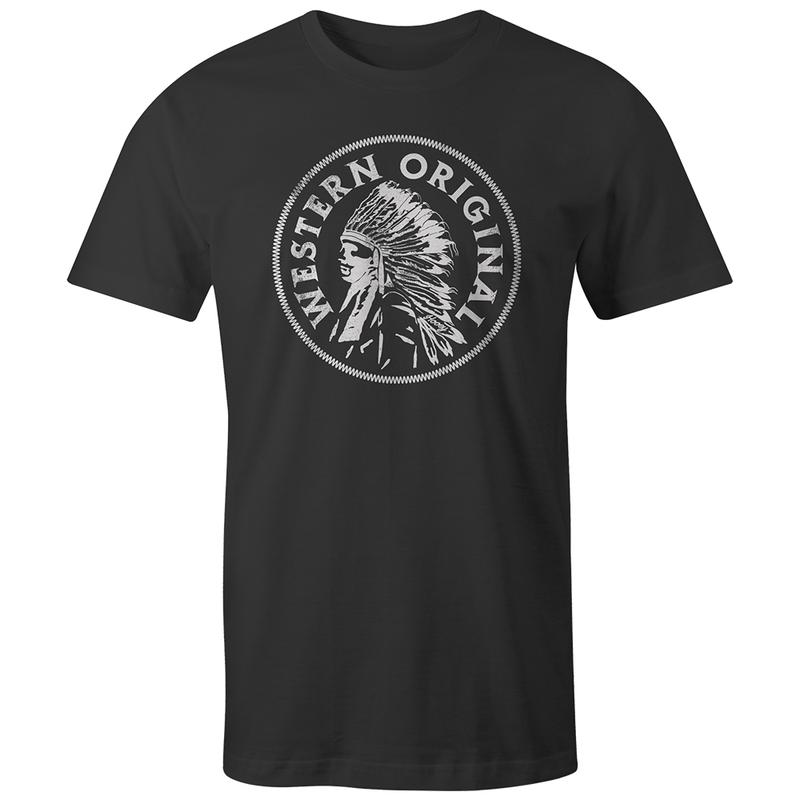 Hooey Quanah T-Shirt Charcoal