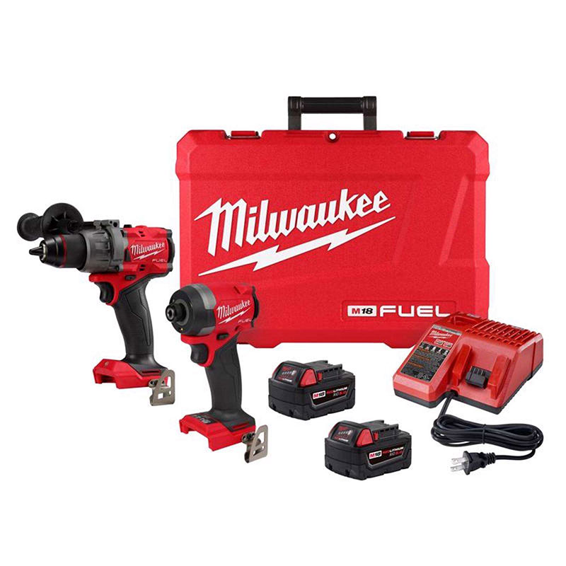 Milwaukee M18 FUEL 18 V Cordless Brushless 2 Tool Combo Kit 3697-22