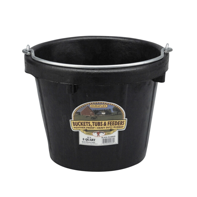 Rubber Pail Light Duty 8Qt