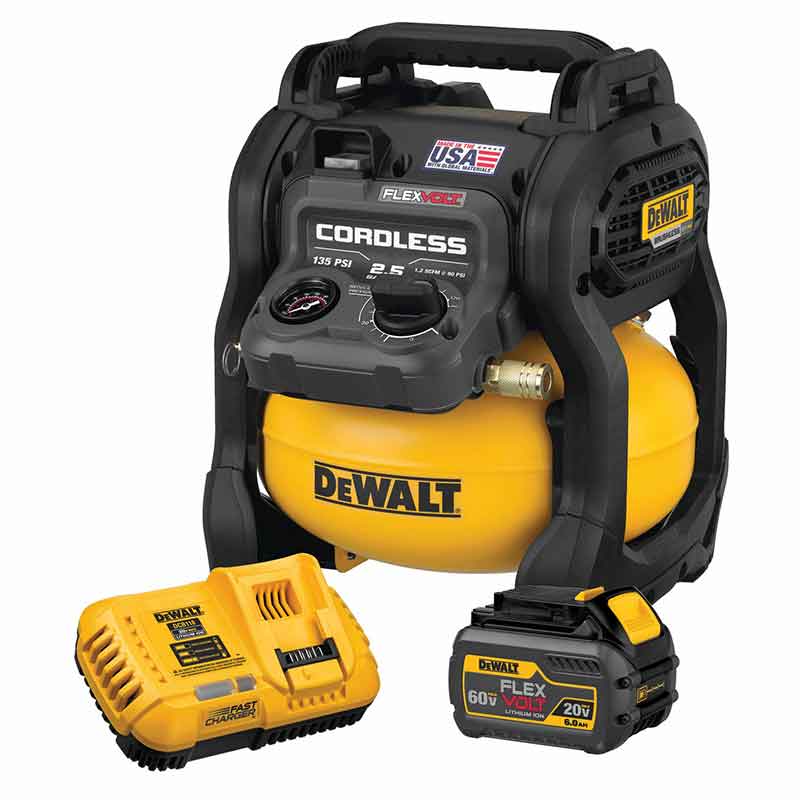 Dewalt Cordless air compressor 2.5 Gal.