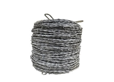 OK Brand 2 Point Premium Point Barbed Wire is recommended for Cattle, Sheep, and Goats. Barb spacing 4 in.,12.5 Gauge, 1,320-foot Length Roll.