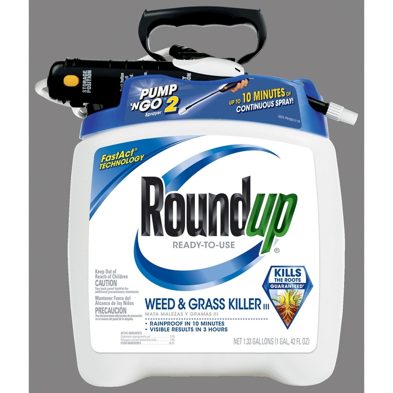 Roundup pump and go week killer