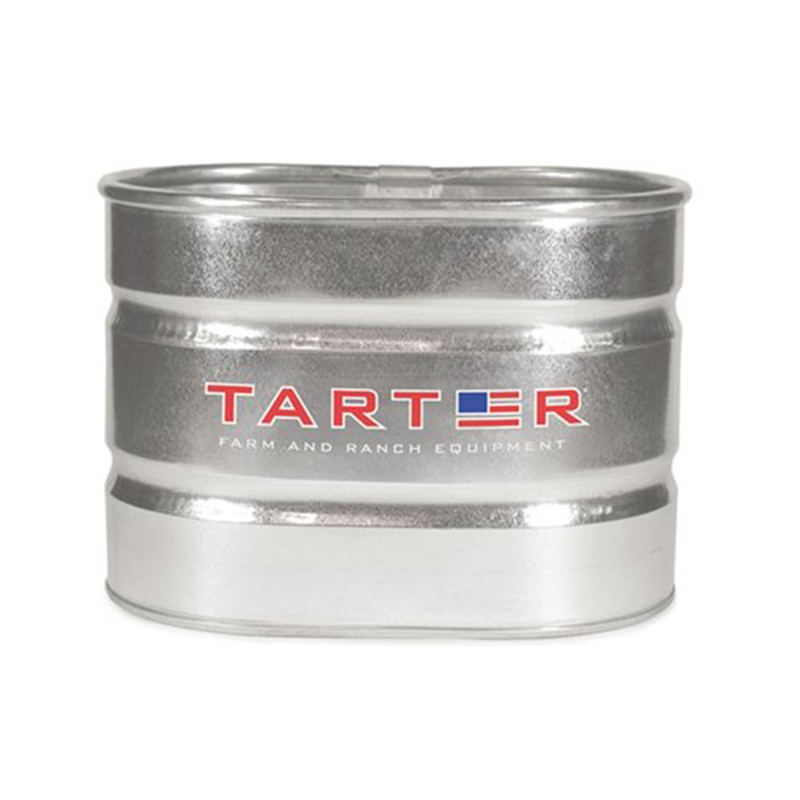 Tarter Oval Tall Galvanized Stock Tank, 70 Gallon, 2’W x 2’T x 3’L