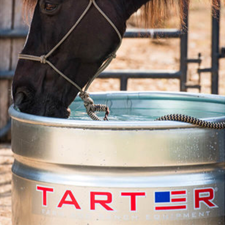 Tarter Round Galvanized Stock Tank 105 Gallon Bear River Valley Coop