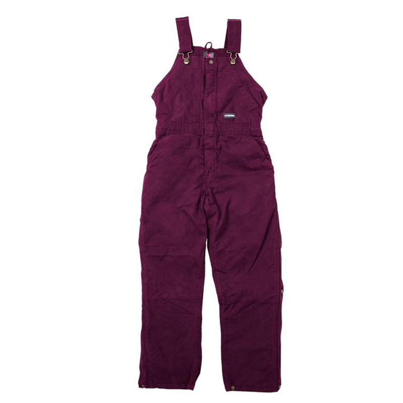 Berne Women's Softstone Insulated Bib Plum Color